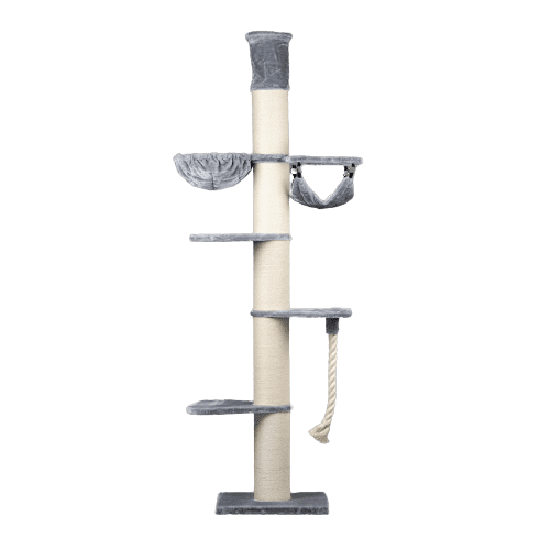 RHR Quality Praskalnik Maine Coon Tower Light Grey Crown
