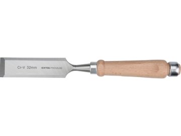 Extol Premium Dleto (8812332) s kakovostnim bukovim ročajem, 32 mm, dolžina 290 mm, CrV