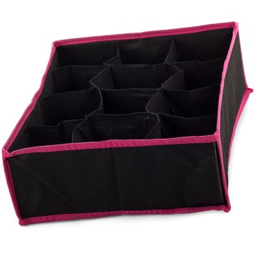 Volino Organizator za predal z 12 razdelki - črna/roza
