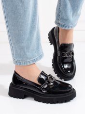 Amiatex Ženska mokasina 92165, črne, 36