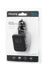 Peiying FM oddajnik Bluetooth 0467 + MP3 + USB + microSD