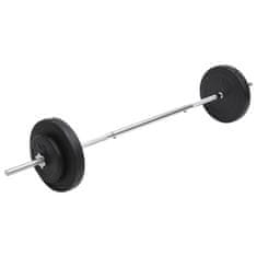 Vidaxl Komplet uteži 30 kg