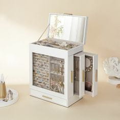 Troli Moderna škatla za nakit s steklom