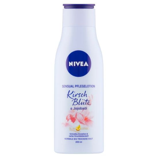 Nivea losjon za telo Cherry&Jojoba Oil, 200 ml