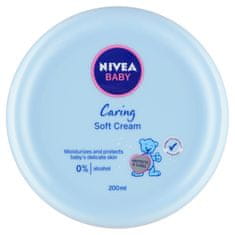 Nivea Baby Soft, Vlažilna krema za obraz in telo za otroke, 200 ml