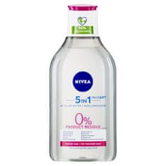 Nivea MicellAir 5 v 1 Nežna micelarna voda brez parfuma za suho kožo, 400 ml