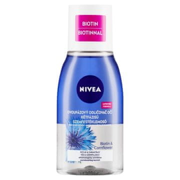 Nivea Dvofazni odstranjevalec ličil za oči in ličila, 125 ml