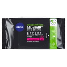 Nivea Nivea MicellAir Expert Biodegradable Expert micelarni robčki za odstranjevanje ličil, 20 kos