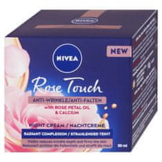 Nivea Nivea Rose Touch nočna krema proti gubam. 50 ml