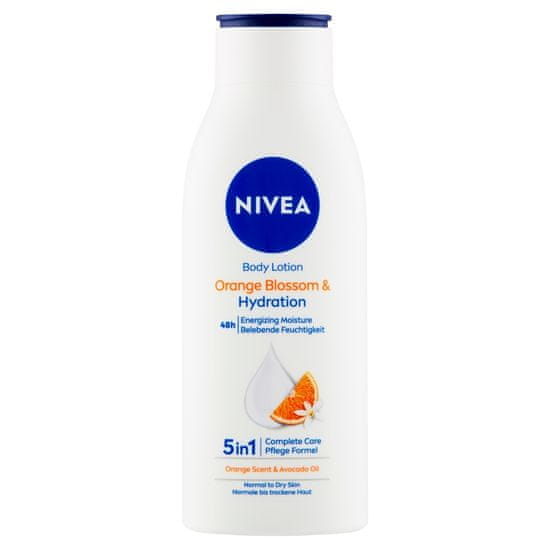 Nivea Orange Blossom, Kremni losjon za telo z vonjem pomarančnih cvetov, 400 ml