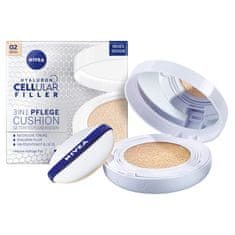 Nivea Hyaluron Cellular Filler Cushion tonirna krema v gobici 3 v 1 02 srednji odtenek, 15 g