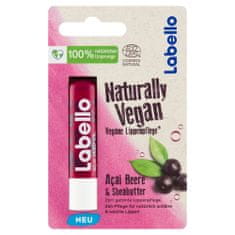 Labello Naturally Vegan Açai Beere & Sheabutter balzam za ustnice, 4,8 g