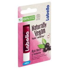 Labello Naturally Vegan Açai Beere & Sheabutter balzam za ustnice, 4,8 g