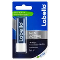 Labello Active for Men Hranilni balzam za ustnice za moške, 4,8 g