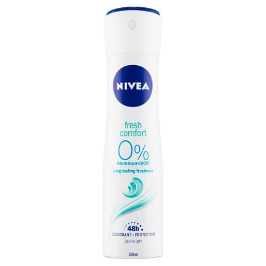 Nivea Fresh Comfort dezodorant v spreju, 150 ml