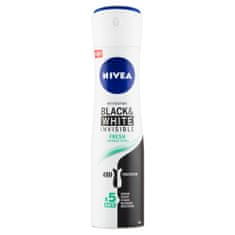 Nivea Black & White Invisible Fresh antiperspirant v spreju, 150 ml