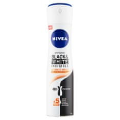 Nivea Black & White Invisible Ultimate Impact antiperspirant v spreju, 150 ml