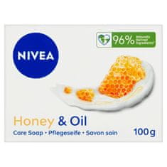 Nivea Honey & Oil Treatment kremno milo, 100 g