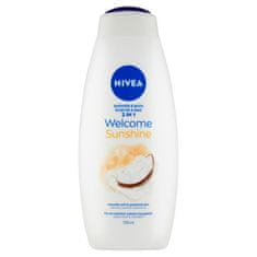 Nivea Welcome Sunshine Gel za tuširanje in pena za kopel 2 v 1, 750 ml