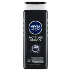 Nivea Gel za prhanje Men Active Clean, 500 ml