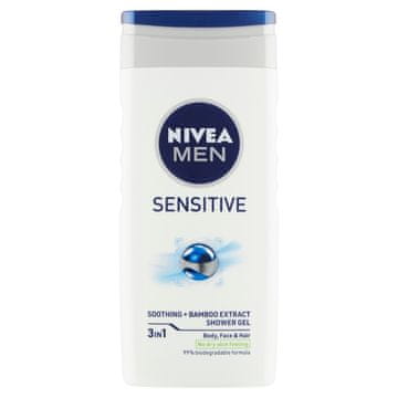 Nivea Gel za prhanje Men Sensitive, 250 ml