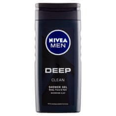 Nivea Gel za prhanje Men Deep Clean, 250 ml
