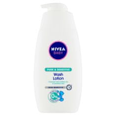 Nivea Baby Pure & Sensitive gel za umivanje obraza in telesa, 500 ml