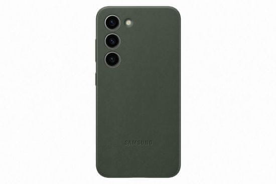 Samsung Usnjen ovitek za Galaxy S23, zelen (EF-VS911LGEGWW)