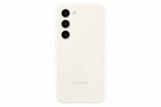 Samsung Samsung silikonski ovitek za Galaxy S23, bež (EF-PS911TUEGWW)