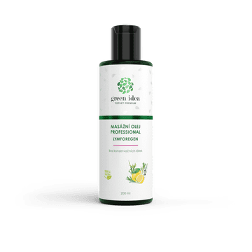 GREEN IDEA Limfogen - masažno olje 200 ml