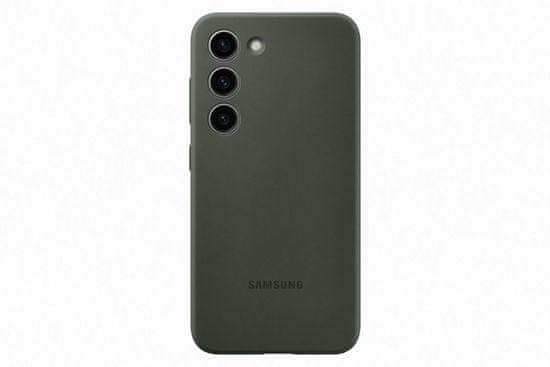 Samsung Silicone Case ovitek za Galaxy S23+, kaki (EF-PS916TGEGWW)