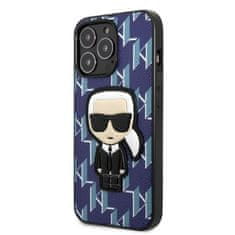 Karl Lagerfeld iphone 13 pro / 13 6.1" trdi ovitek modra/modra monogramska ikona