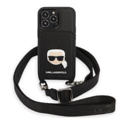 Karl Lagerfeld iphone 13 pro / 13 6,1" hardcase saffiano metal karl head