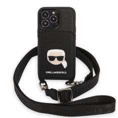 Karl Lagerfeld iphone 13 pro max 6,7" hardcase saffiano metal karl head