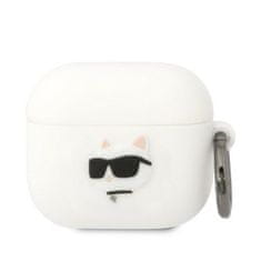 Karl Lagerfeld airpods 3 cover bel/white silikon choupette head 3d