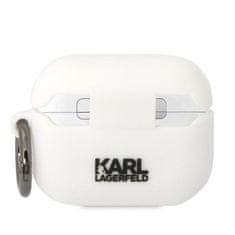 Karl Lagerfeld airpods pro cover bel/white silikon choupette head 3d
