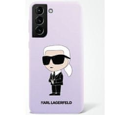 Karl Lagerfeld s23 s911 trdi kovček vijolično/vijolični silikon ikonik
