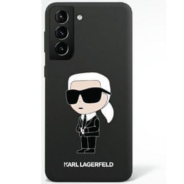 Karl Lagerfeld s23 ultra s918 trdi ovitek črna/črna silikonska ikona