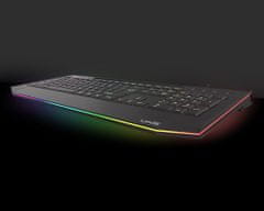 Lith 400 RGB gaming tipkovnica, X-Scissor, RGB LED, Anti-Ghosting, črna