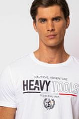 Heavy Tools Moška majica s kratkimi rokavi Magizon C3S23134WH (Velikost S)