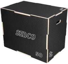 SEDCO Lesena pliometrična škatla Sedco BLACKWOOD PLYOBOX 40/50/60 cm