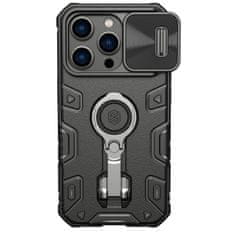 Nillkin camshield armor pro magnetni ovitek iphone 14 pro magnetni etui magsafe s pokrovom za kamero črn