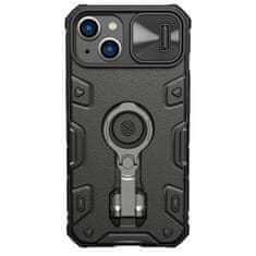 Nillkin camshield armor pro ovitek iphone 14 plus oklepno ohišje s pokrovom za kamero obročno stojalo črno