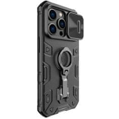 Nillkin camshield armor pro case iphone 14 pro oklepni ovitek s stojalom črn