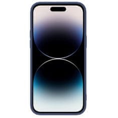 Nillkin camshield magnetni silikonski ovitek iphone 14 pro magnetni magsafe ovitek s pokrovom za kamero modri