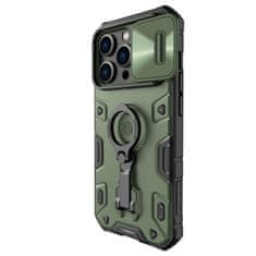 Nillkin camshield armor pro magnetni ovitek iphone 14 pro magnetni ovitek magsafe s pokrovom za kamero temno zelen