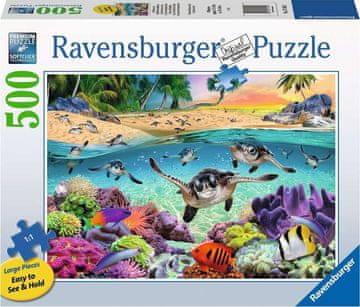 Ravensburger Sestavljanka želva XXL 500 kosov