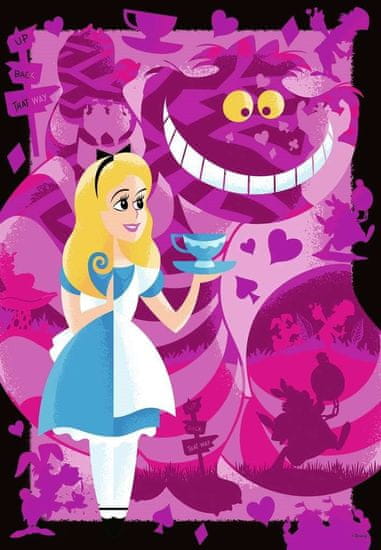 Ravensburger Puzzle Disney 100 let: Alica v čudežni deželi 300 kosov