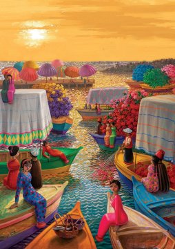 Art puzzle Puzzle Cvetlični pristan 1000 kosov