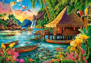 Castorland Puzzle Tropski otok 1000 kosov